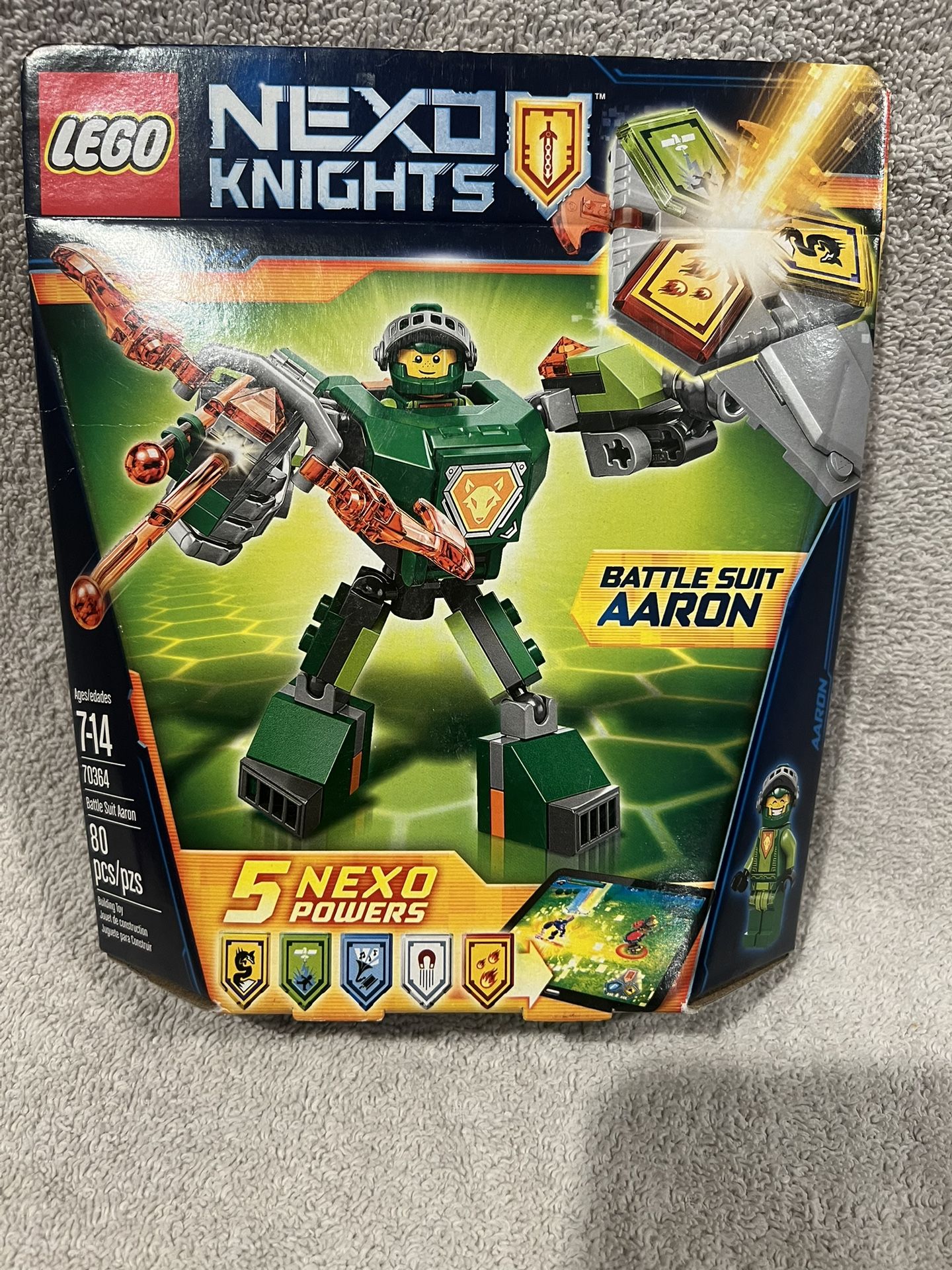 Brand new Lego Nexo knights 70364 battle suit Aaron