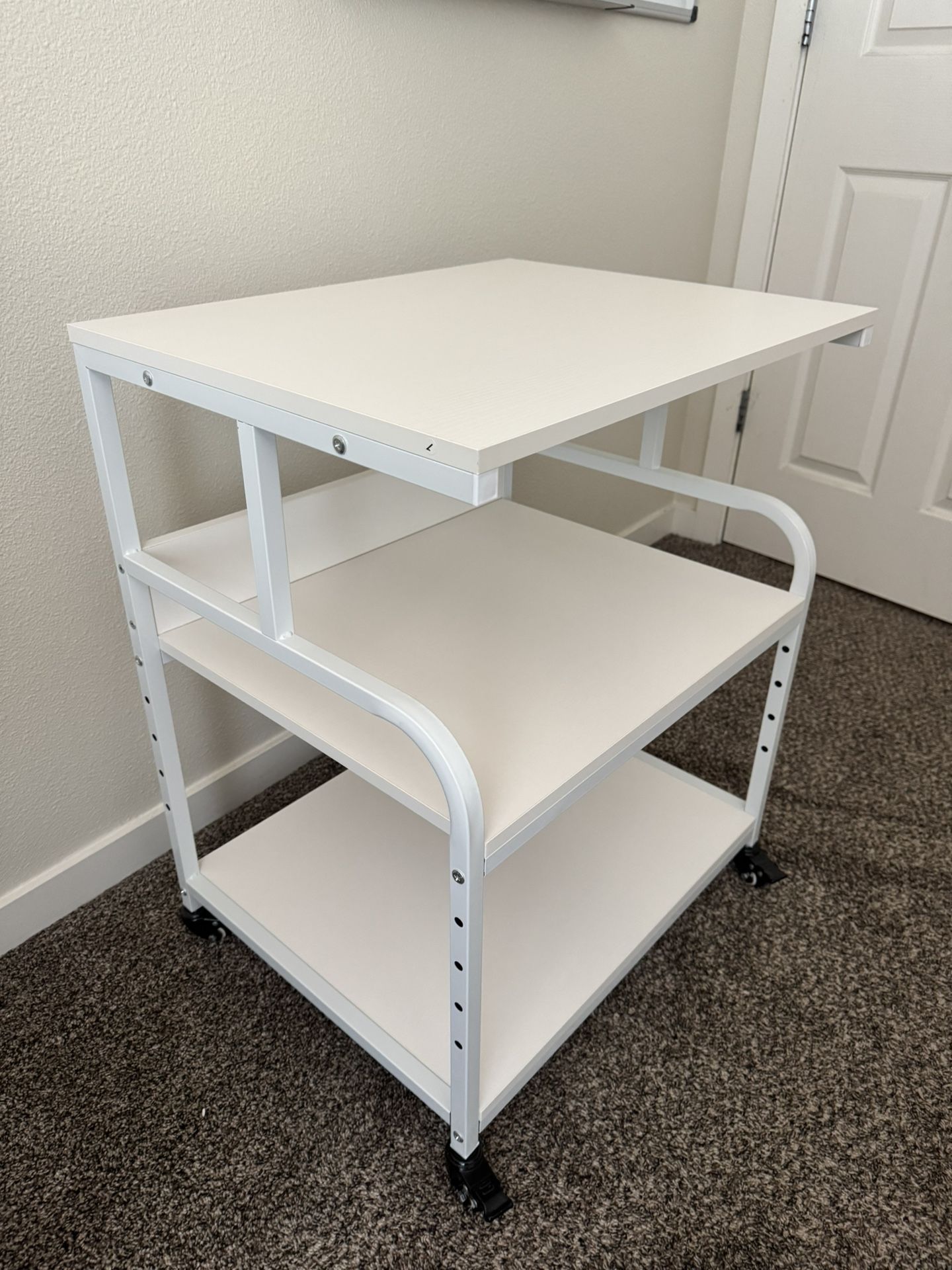Flexible on price – message me! 3-Tier Large White Printer Stand