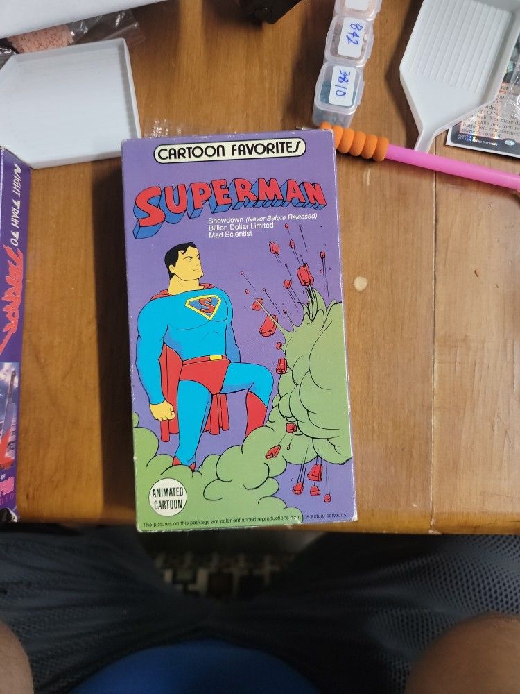 Rare Superman Cartoon Favorites VHS