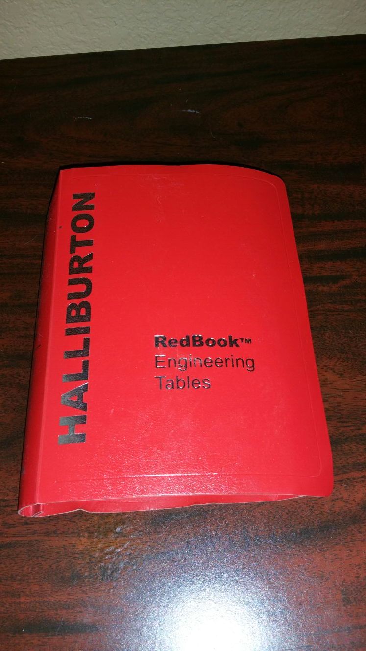 Halliburton Redbook engineering tables