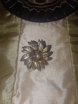 Vintage costume jewelry brooch