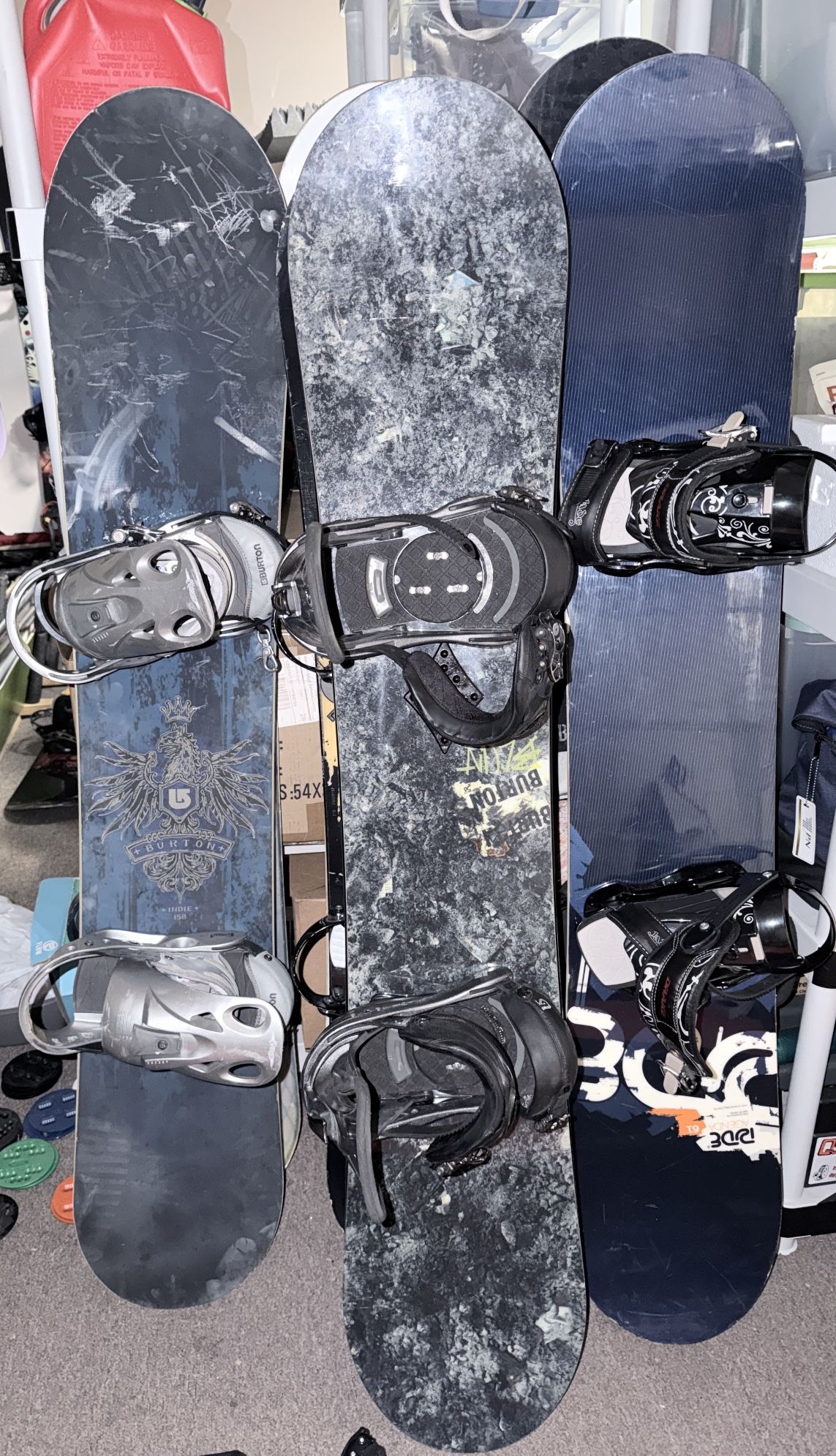 Burton Blunt 158cm Snowboard With Bindings