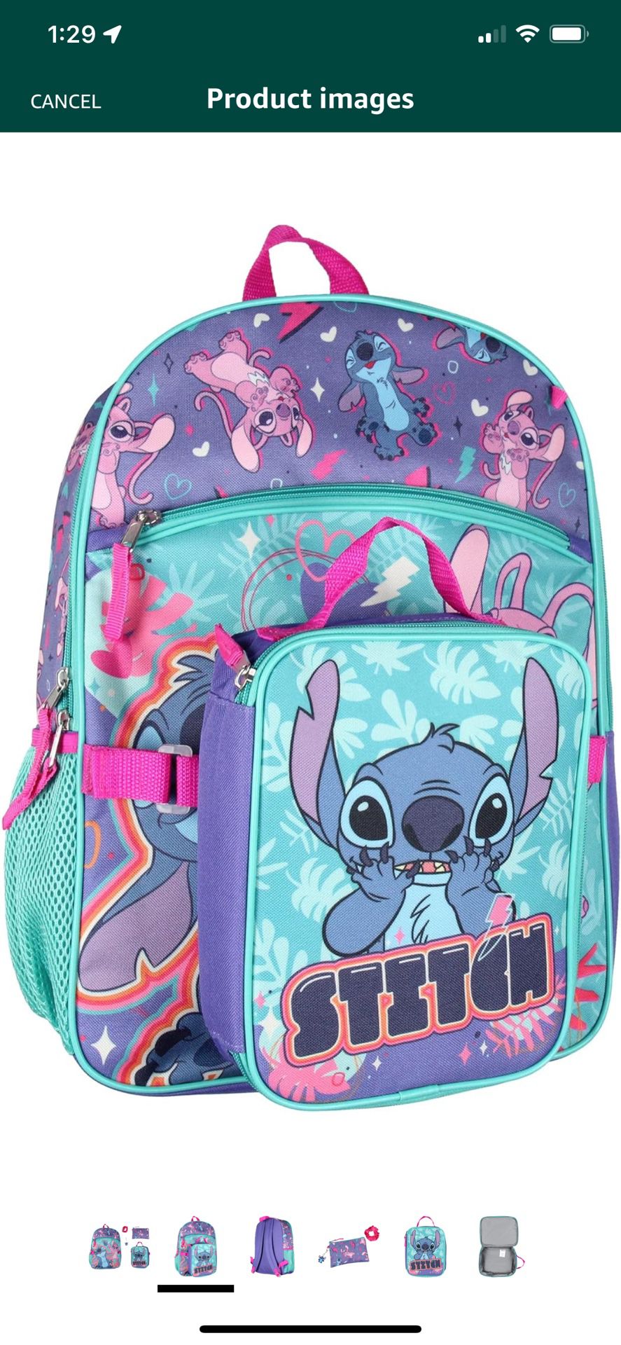 Disney Lilo N Stitch Backpack