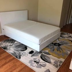 White Glossy Queen Bedroom Set  