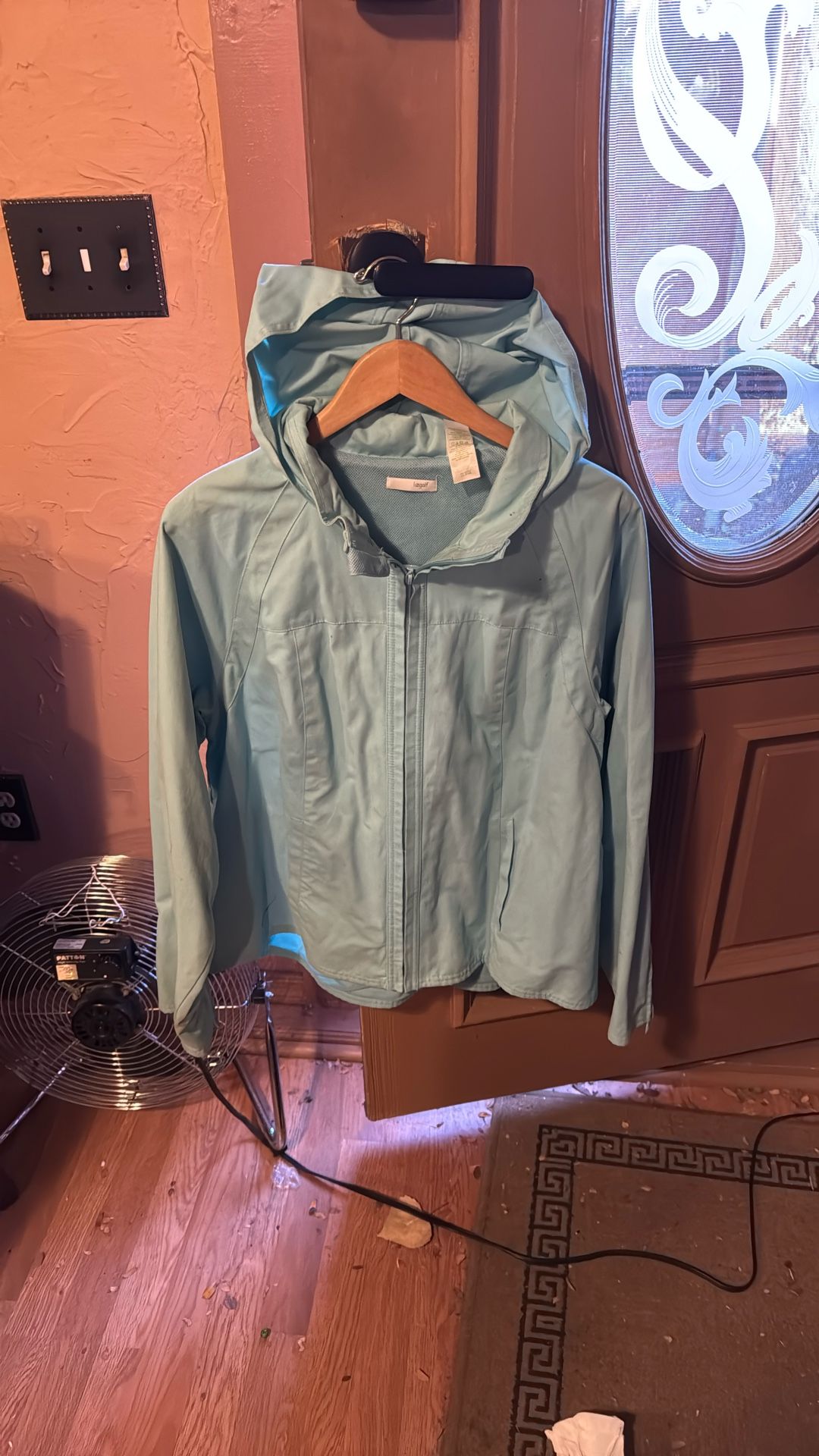 LizGolf Medium Weight Sky Blue Jacket w/ Hood