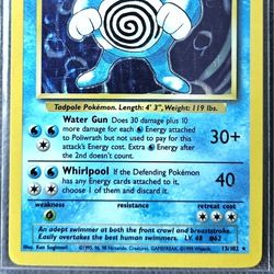 Pokémon Poliwrath Halo NM.