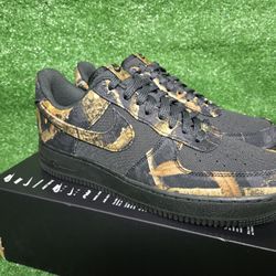 Nike Air Force 1 Low Realtree Camo – Black – Men’s 10.5 – Brand New