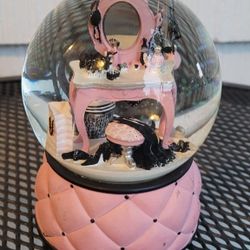 Victoria Secret Sankyo Musical Snow Globe “La Vie en Rose” Pink Wardrobe Vanity