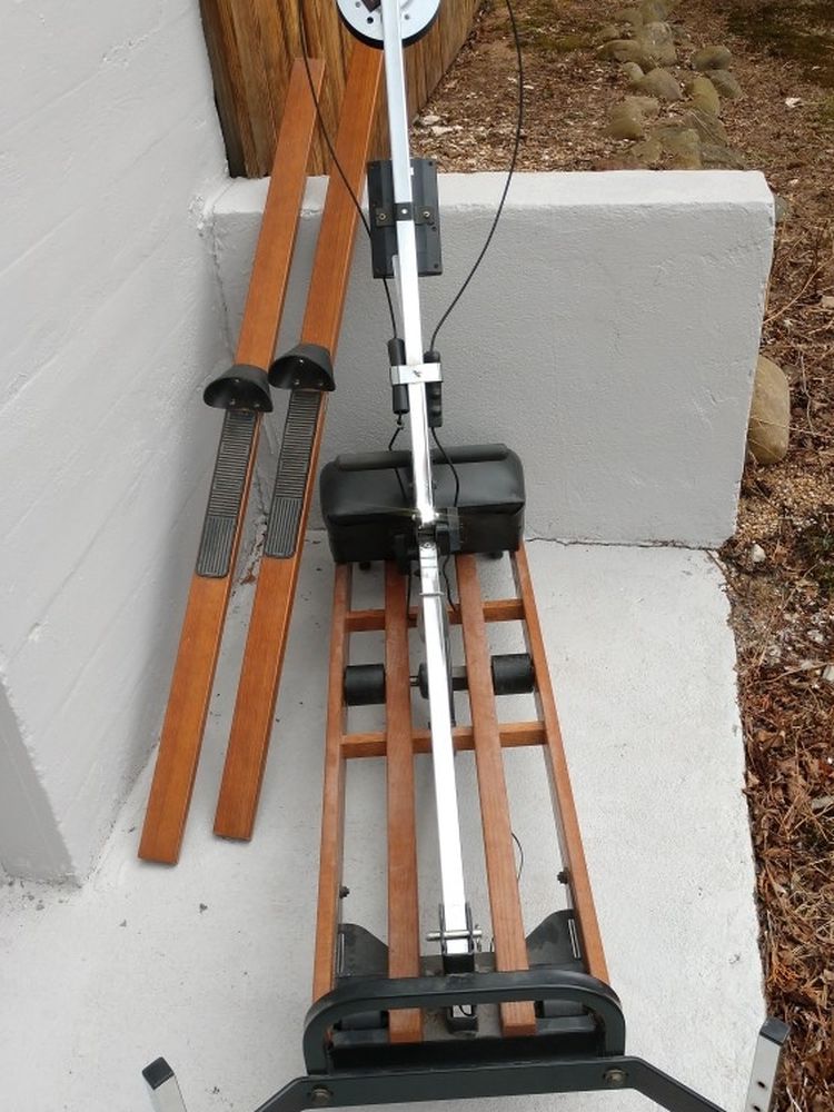 Free NordicTrack Ski Exercise Machine Missing Electronics But Works Excellent