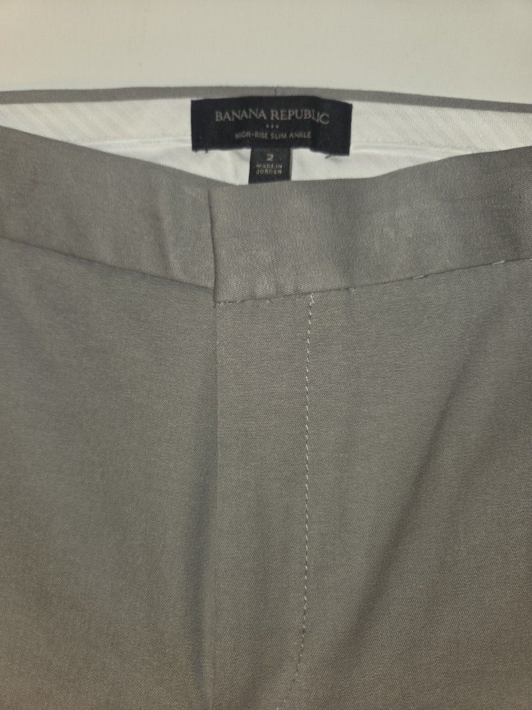 Banana Republic High-Rise Slim Ankle Pants - Size 2