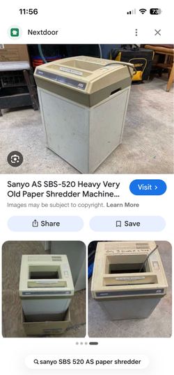 Sanyo  paper shredder