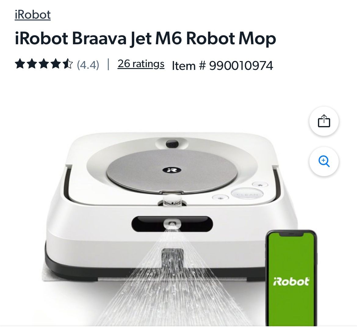 iRobot iRobot Braava Jet M6 Robot Mop
