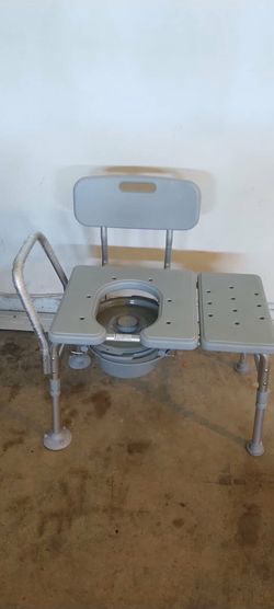 Bariatric Combination Transfer Bench and Commode
