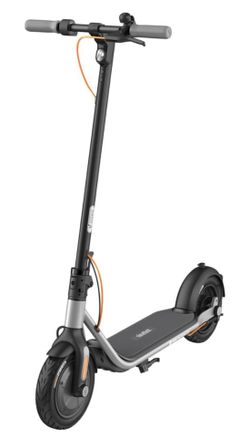 Segway - Ninebot D40X Electric Kick Scooter plus Seat w/23.6 mi Max Operating Range & 18.6 mph Max Speed - Grey 