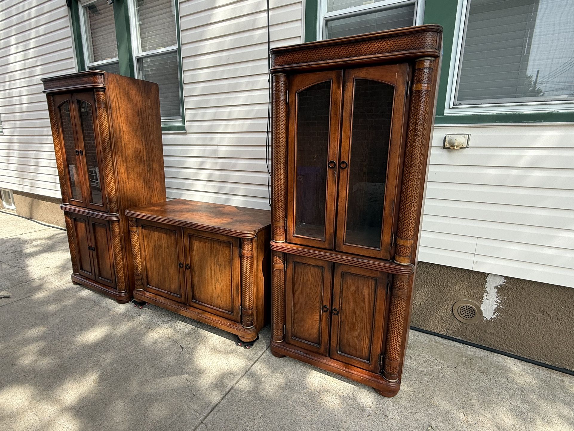 Wood Entertainment Center