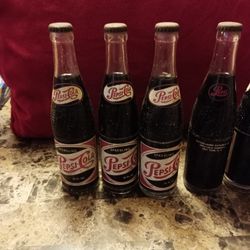 Pepsi Cola Vintage Soda Bottles