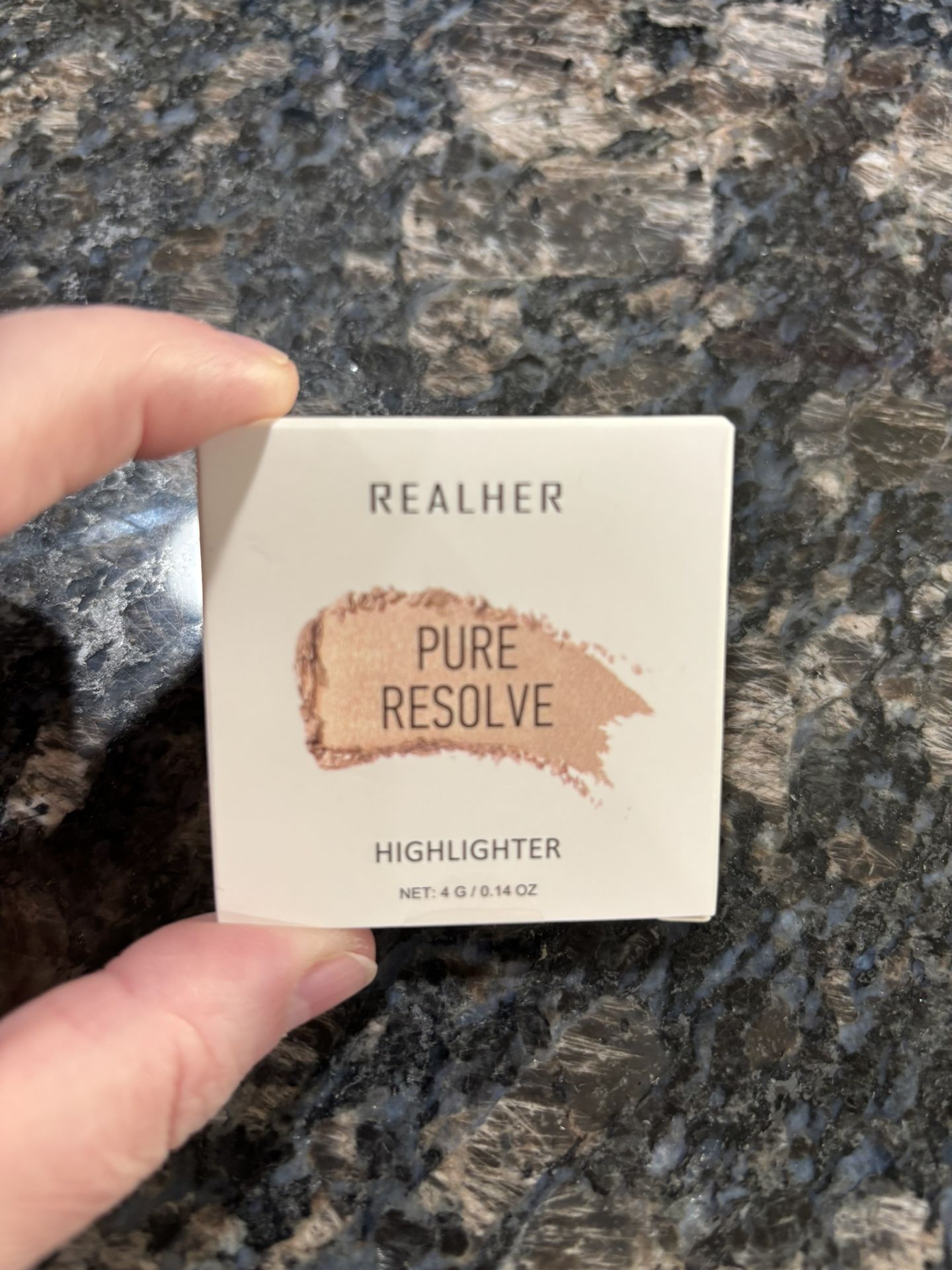 NEW REALHER PURE RESOLVE HIGHLIGHTER CHAMPAGNE FULL SIZE $8!!