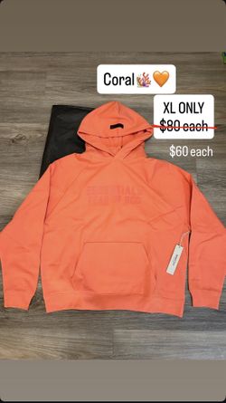 Coral Essentials Hoodie Brand New