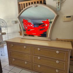 Dresser w Mirror and  Lil Dresser