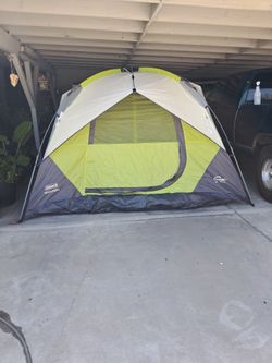 Coleman instant dome in good condition 5 person