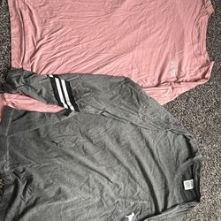 PINK/ VS long Steve Shirts
