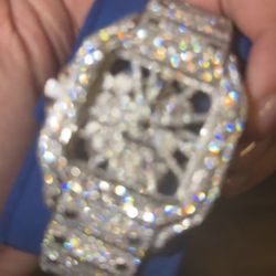 Cartier Skeleton Iced Out Watch – Box & Papers