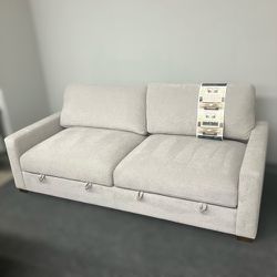 *NEW* Thomasville Lambert Fabric Sofa with 2 Storage Seats 🚛DELIVERY AVAILABLE