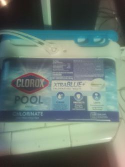 Clorox pool and spa Xtra blue tablets 5 gallon