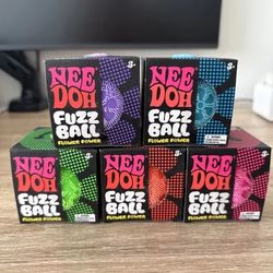 Nee Doh Fuzz Ball Velvet Squeeze Stress Ball Fidget Sensory Toy