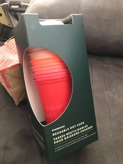 Starbucks reusable hot cups