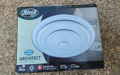 Hunter bath fan - new in box - quiet
