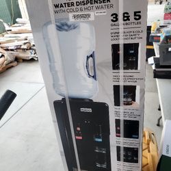 WATER DISPENSER  ?? WITH COLD HOT WATER  NEW  