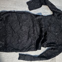 Black Lace Dress Size Small 