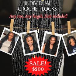 All Crochet Locs ‼️$200‼️