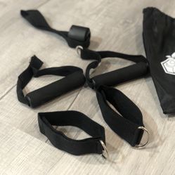 NEW Home Cables Resistance Bands Set (stackable 150lbs & hypoallergenic) 