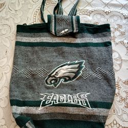 New Philadelphia Eagles Stoner Bag Flap Boho Hippie Backpack NFL Football Bag Purse

