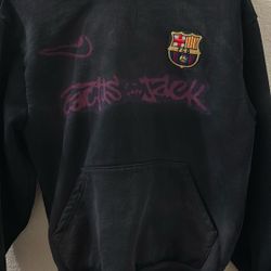 Cactus Jack x Nike x FC Barcelona Hoodie Spray Logo Hoodie 