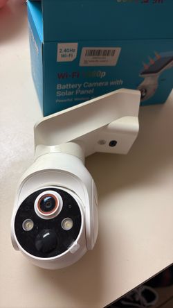 Wifi 1080p Battery Camera With Solar Panel Seeing App Light Bulb Camera