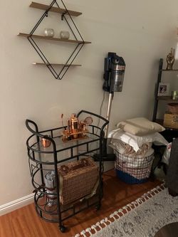 Black Bar Cart