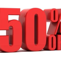 50% ALL FRIDGES UNTIL 10/20/25