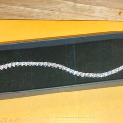 Vvs1 Moissanite Bracelet S925 Sterling Silver 