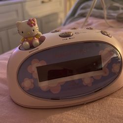 Hello kitty alarm clock