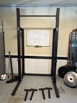 Rogue Squat Power Rack with Accessories