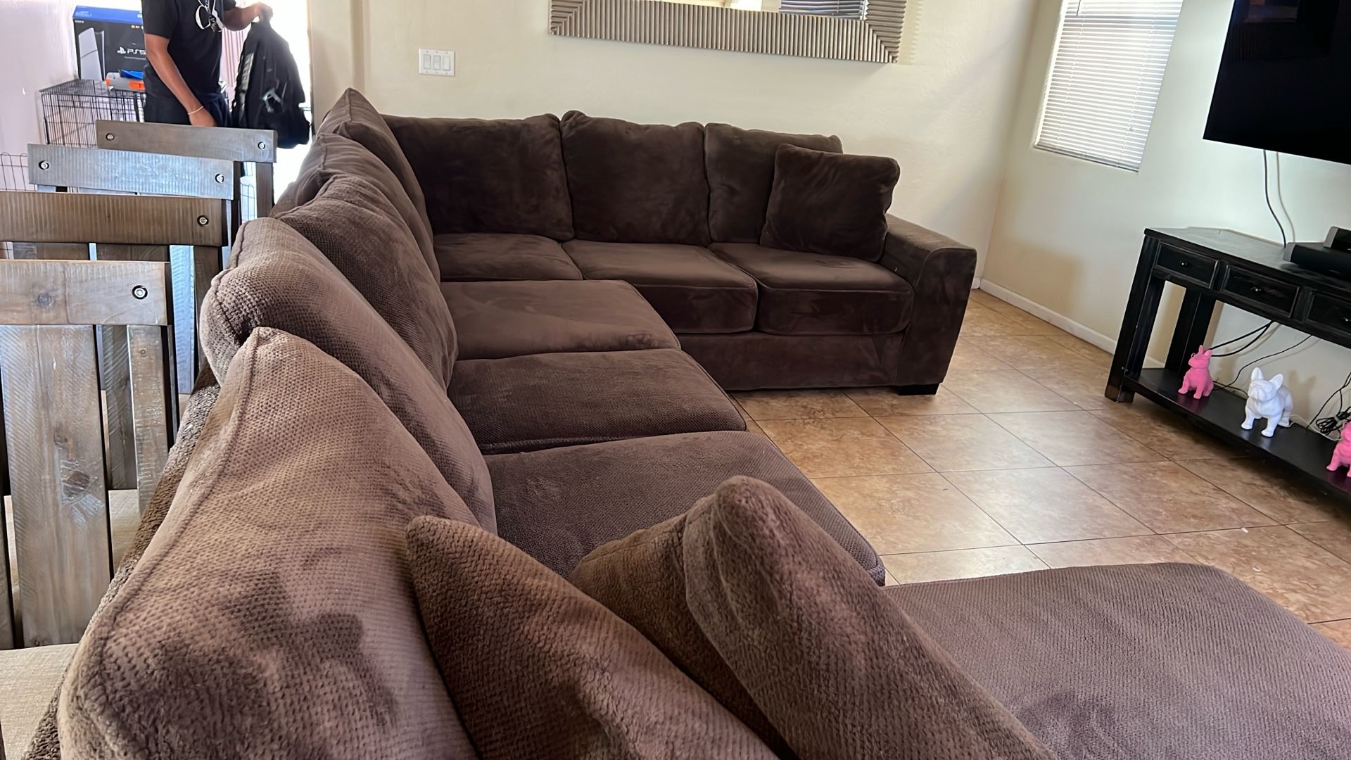 Sectional - Brown