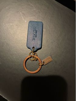 Key chain leather tag