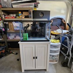 Aqueon 20 Gallon w Stand, Light, Air Pump & Filter