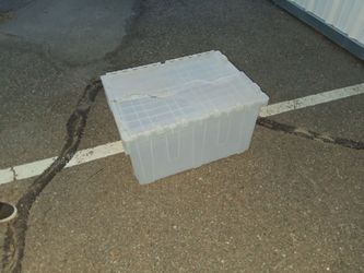 10 Clear larg totes