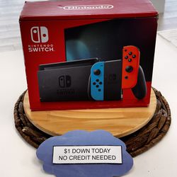 NEW Nintendo Switch V2 Handheld Gaming Console - Pay $1 Today to Take it Home and Pay the Rest Later!