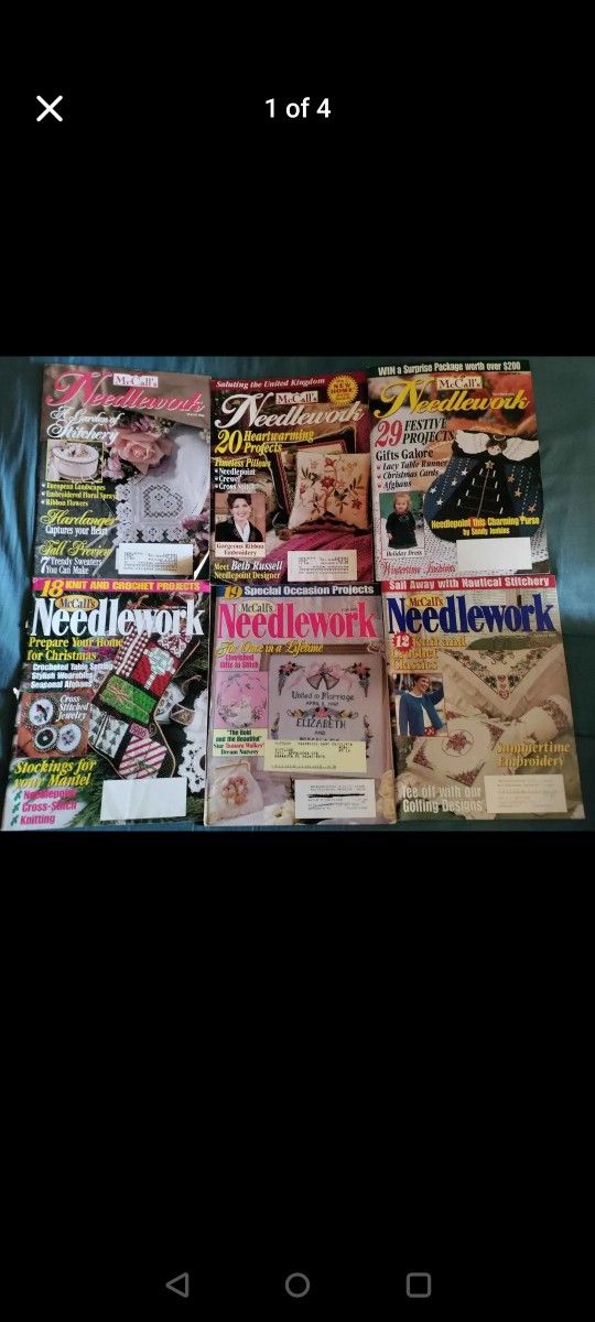 Lot of 22 McCalls Various Needlework / Craft Magazines