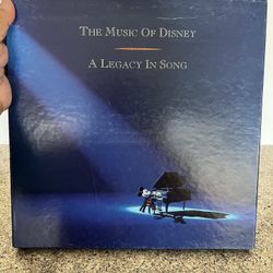 THE MUSIC OF DISNEY - A LEGACY IN SONG BOXED SET OF 3 CD’s and ONE BOOK - BRAND NEW!